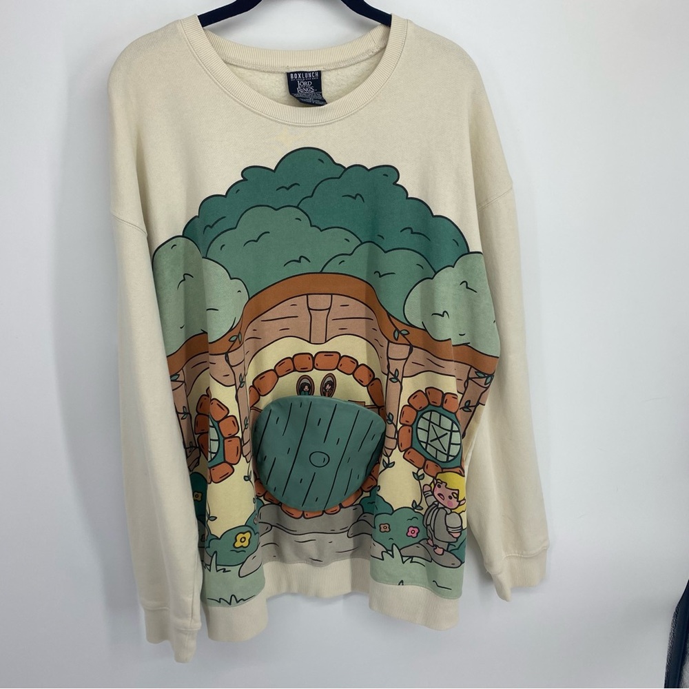 Lord of the Rings Frodo’s House Moving Door Sweatshirt Size 2X